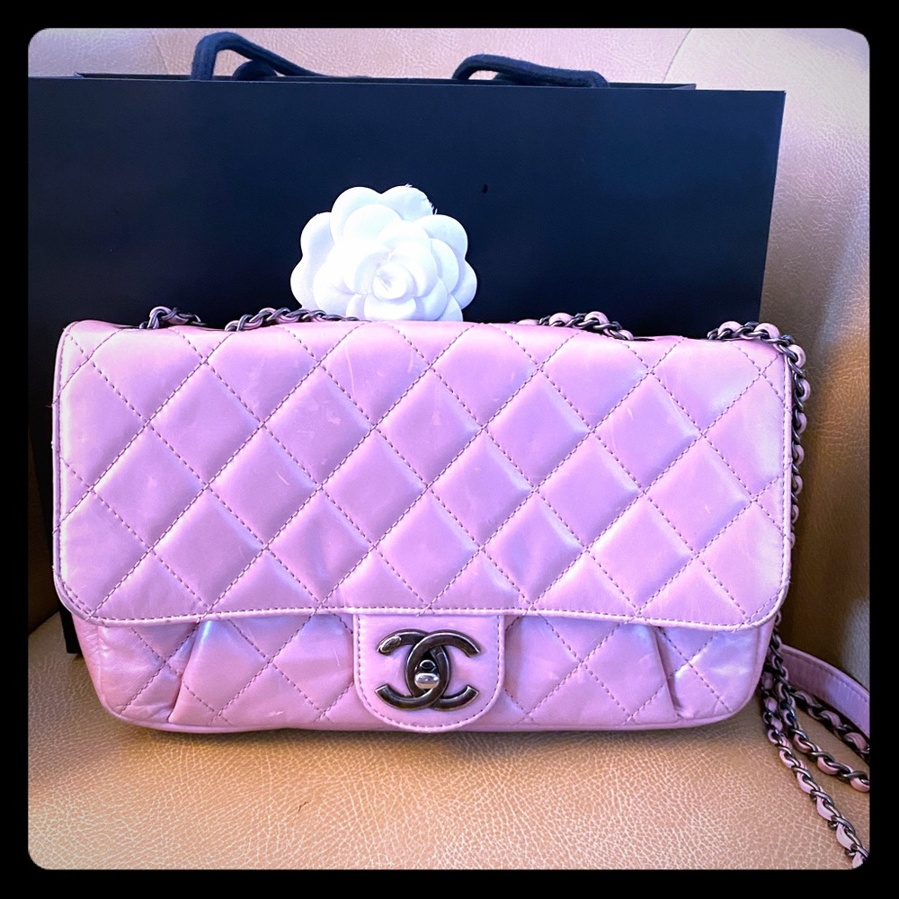 SOLD❌DO NOT BUY-Chanel Pink Flap Bag